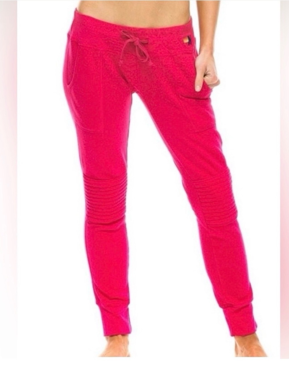 Aviator‎ Nation Moto Sweat Pants in Rose, New With Tags sz LARGE